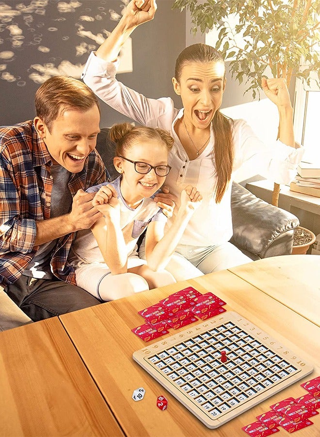 GROIC Wooden Montessori Math Multiplication Board Game,9X9 Math Games Educational Board Games, Preschool Funny Counting Toy - Image 5