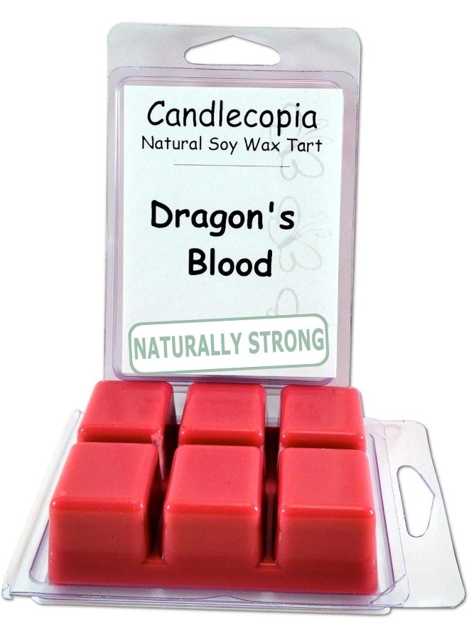 Candlecopia Dragons Blood Strongly Scented Hand Poured Vegan Wax Melts 12 Scented Wax Cubes 64 Ounces in 2 x 6Packs - Image 3