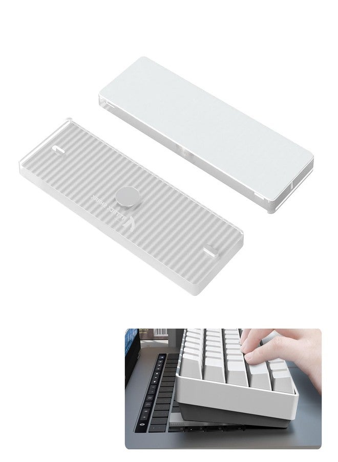 MAMBASNAKE x Attack Shark 2pcs Keyboard Riser for Ergonomic Typing/Reading,Laptop Mount for Desk,Portable Laptop Stand,Magnetic Storage,External Keyboard Stands for MacBook Pro/Air,Lenovo,Dell,HP - Image 1