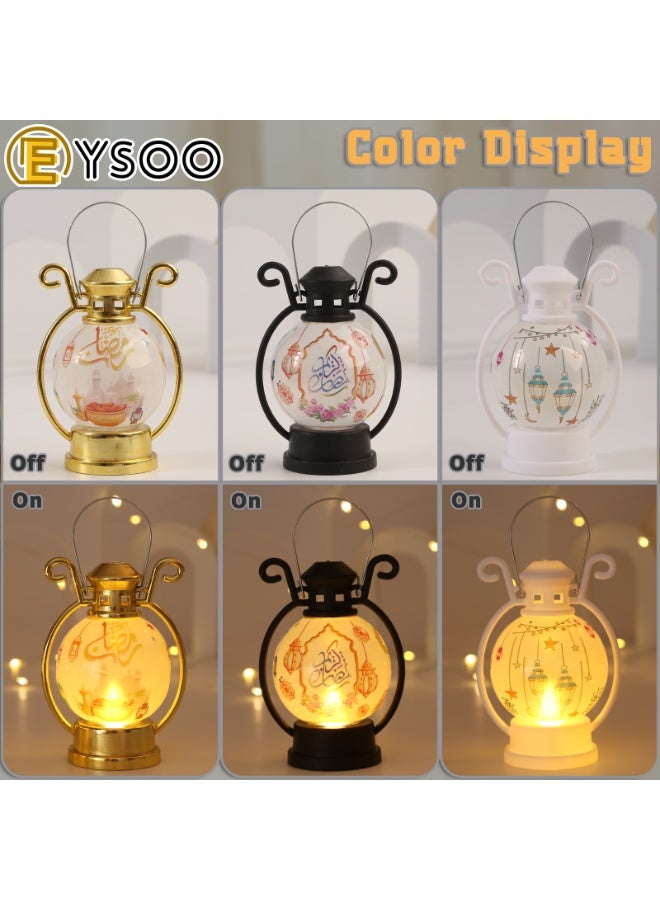  إيسو مصابيح طاولة إيسو الرمضانية - 5 قطع مصابيح LED، زينة طاولة عيد مبارك للغرف والمعيشة والديكور المنزلي - Image 5