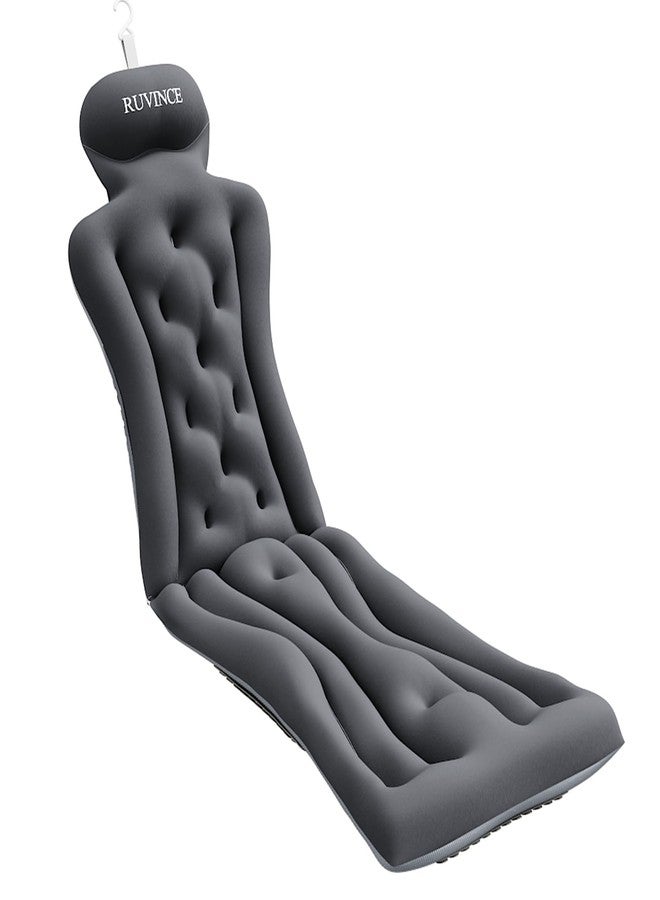 RUVINCE Full Body Bath Pillow for Bathtub RUVINCE Ergonomic Luxury Bathtub Pillow with Head,Neck, Shoulder and Back Support, 6D Bath Pillows for tub with 192 Powerful Suction Cups, Fits All Bathtub - Image 1