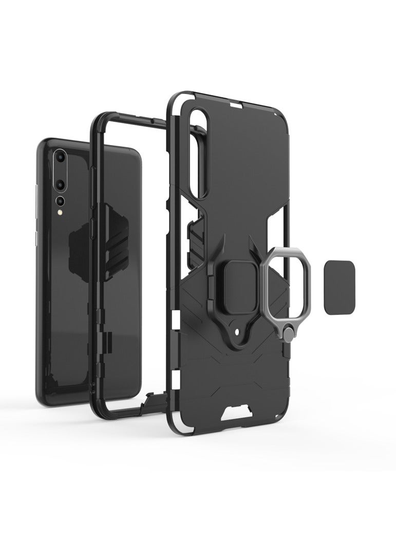 KUYING Protective Case Cover With Finger Ring For Huawei P30 Lite/Nova 4e - Image 2