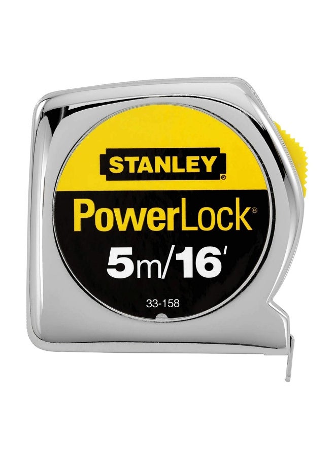 Stanley 5M PowerLock Compact Tape Measuring Tool  - Image 1
