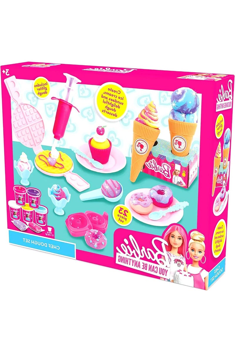 باربي مجموعة العجين للطهي – لعب تمثيلي مع عجين لامع وقوالب، +3 سنوات - Image 4