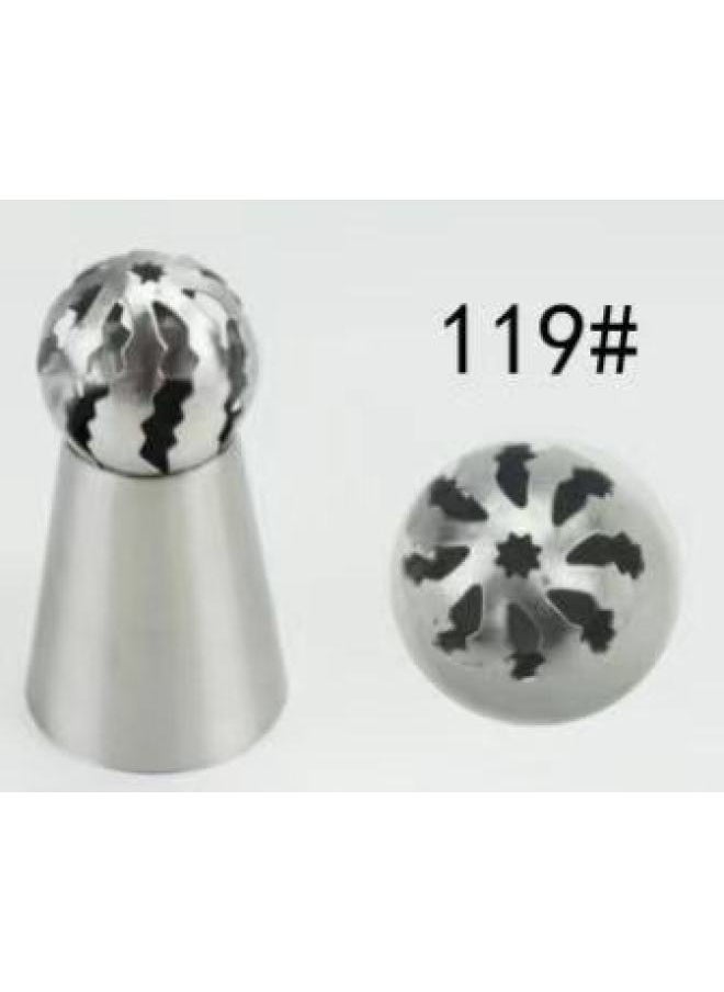 Generic Torch Head Stainless Steel Mounted Nozzle Torch Head Ball Mounted Nozzle Cake Cream Nozzle-Specifications:Torch 110  - Image 5