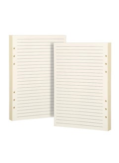 Refill Paper, A5 Loose Leaf Binder Paper, A5 Lined Paper Refill, 6-Holes Inserts 160 Sheets (320 Pages) for A5 Binder Refillable Journals Notebooks