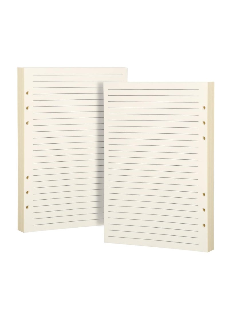 Gerenic - Refill Paper, A5 Loose Leaf Binder Paper, A5 Lined Paper Refill, 6-Holes Inserts 160 Sheets (320 Pages) for A5 Binder Refillable Journals Notebooks - Image 1