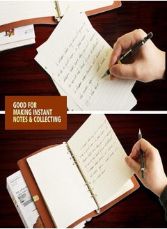 Gerenic Refill Paper, A5 Loose Leaf Binder Paper, A5 Lined Paper Refill, 6-Holes Inserts 160 Sheets (320 Pages) for A5 Binder Refillable Journals Notebooks  - Image 3