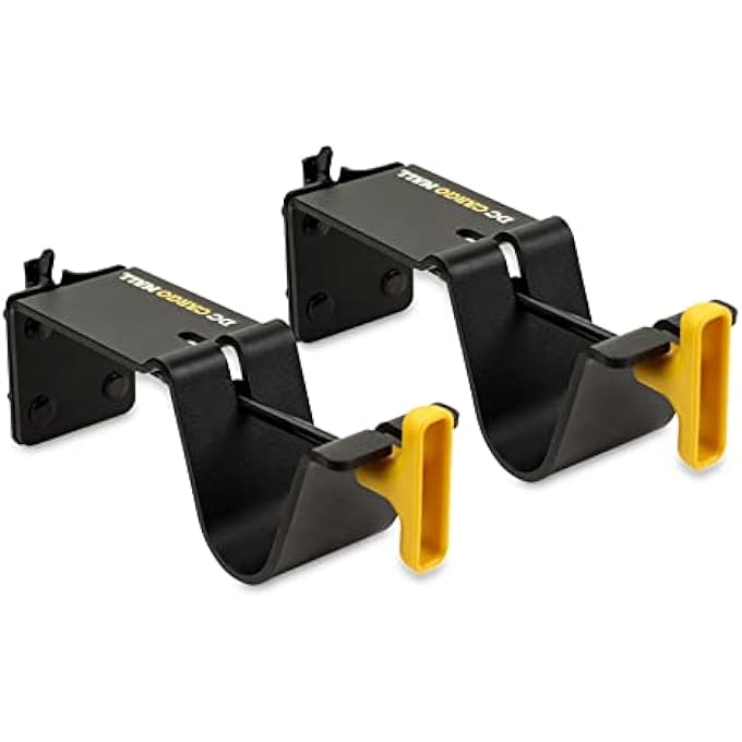 rayihni Enclosed Trailer Weedeater Rack (Pack of 2) Steel Trimmer Mount Stores Weed Wackers & Hedge Trimmers Organize Landscaping Tools on E-Track in Trailer or Garage E-Track Accessories - Image 2