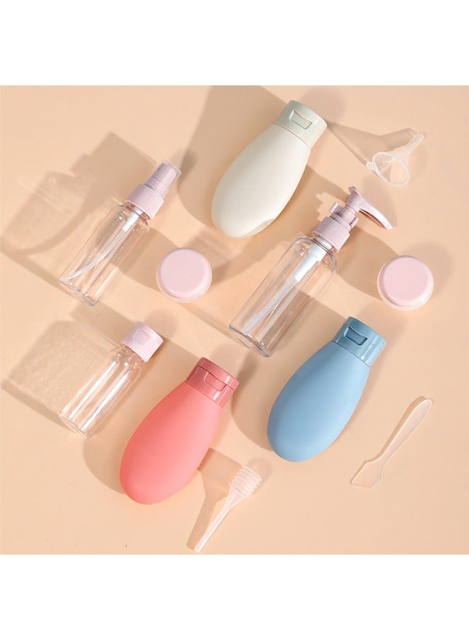 Travel Cosmetic Bottle Set Multi Purpose Lotion Spray and Serum Dispensers Durable Empty Makeup Bottles for Skincare and Toiletries Ideal for Travel and Home Use - Image 4