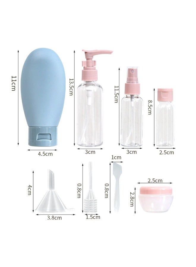 Travel Cosmetic Bottle Set Multi Purpose Lotion Spray and Serum Dispensers Durable Empty Makeup Bottles for Skincare and Toiletries Ideal for Travel and Home Use - Image 5