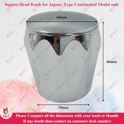 JKC Jaguar Tap Spindle for Water tap Spares and Accessories Parts for Jaguar Type Tap (Suitable for New Continental Type only) (Handle/Knob - 2 Pcs) - Image 2