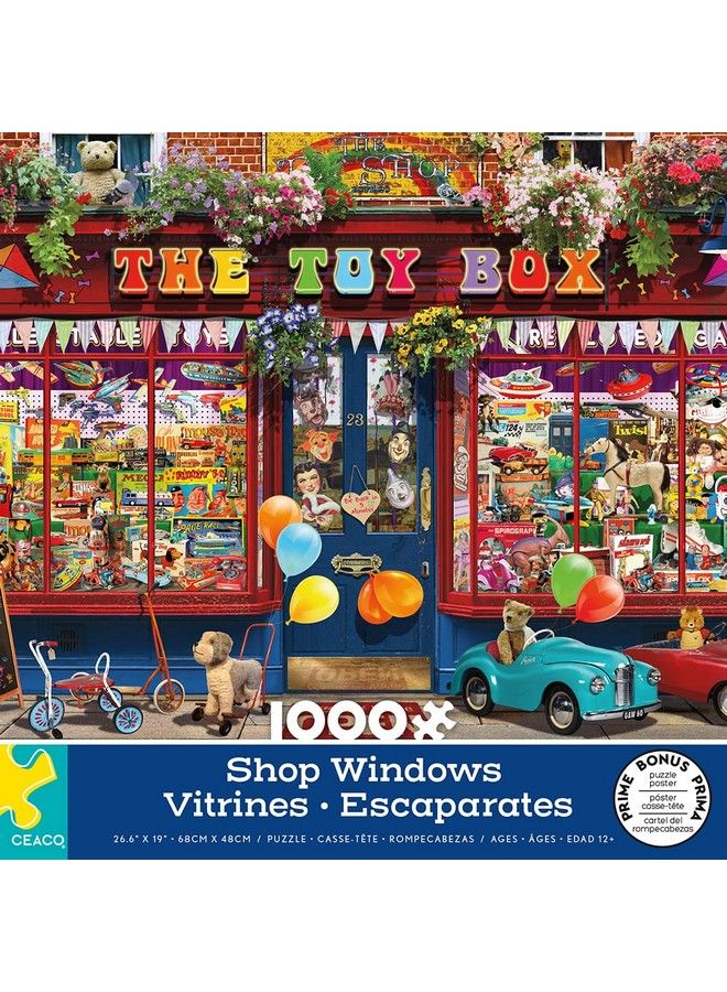 Ceaco Shop Windows Toy Box 1000 Piece Jigsaw Puzzle - Image 3