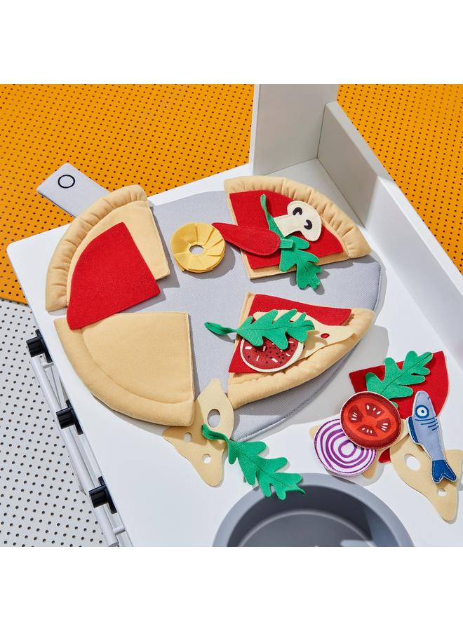 زبون طقم بيتزا مكون من 24 قطعة، بيتزا/متعدد الألوان - Image 4