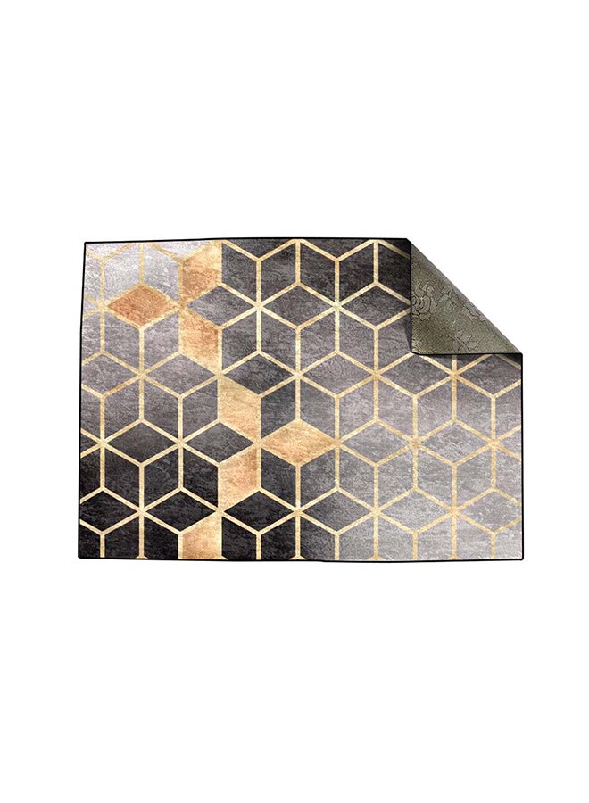 RIZARIES Smoky Cubes Centerpiece Rug, Fabric, Rectangle - Image 2