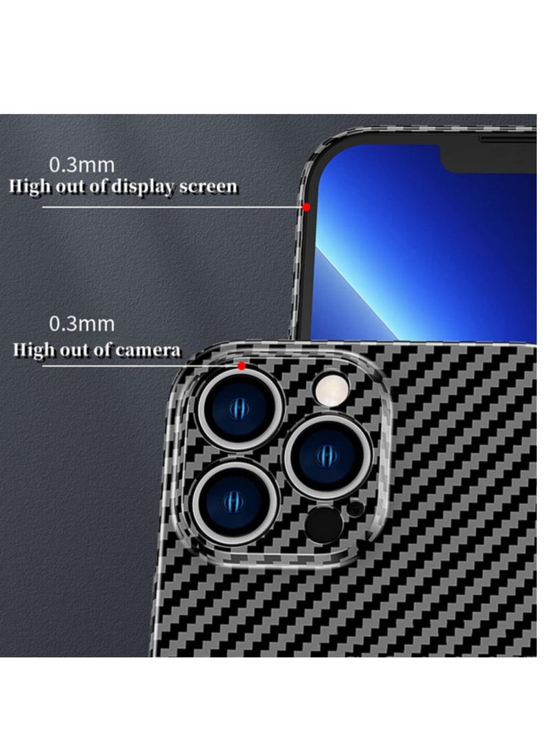 ELTRAZONE Personality Handsome Light Thin Carbon Fiber Pattern PC Phone case Compatible with iPhone 15 Plus Unique Comfortable Cool Shockproof Back Cover - Image 3
