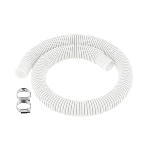 ANTOBLE 1.25'' Pool Hose for Intex, Swimming Pool Pump Replacement Hoses, White Plastic Filter Sucion Hose Pools 3 Foot(36'') Long for Above Ground Pool - Image 1