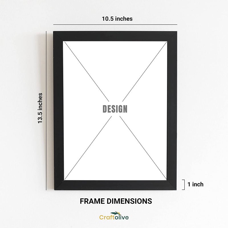 Craftolive Bible Verse 186 Quote with Frame for Wall Decor Room Decor Home Decor Gift Framed Poster Wall Frame - Image 3