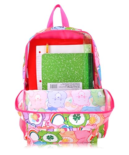 Fast Forward Care Bears Backpack for School - 16" Small Kids Bookbag Knapsack for Girls, Boys, Toddlers (Multicolor All Over Print) - Image 4