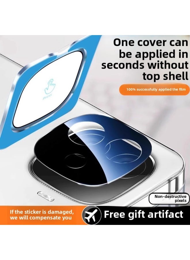 Generic - For IQOO13 Lens Film IQOONeo10/iQOO13 Mobile Phone Camera IQ12 Protective Film Vivo Tempered-Color:Upgraded Model✅Silk Screen Lens FilmPack Of 3 [hasselblad Explosion-proof GlassAr Anti-reflection8k Ultra-clear Lossless Pixels]-Size:iQOO 12 - Image 1