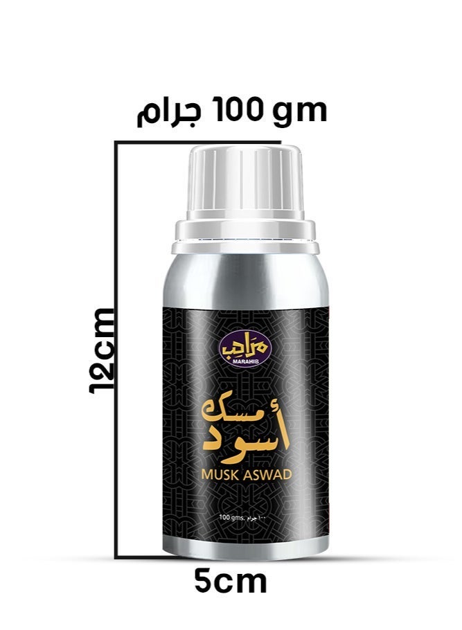مرَاحِب مسك اسود زيت عطري شرقي مركز رائحة قوية وثابتة إعادة التعبئة والبيع والإهداء - Image 4