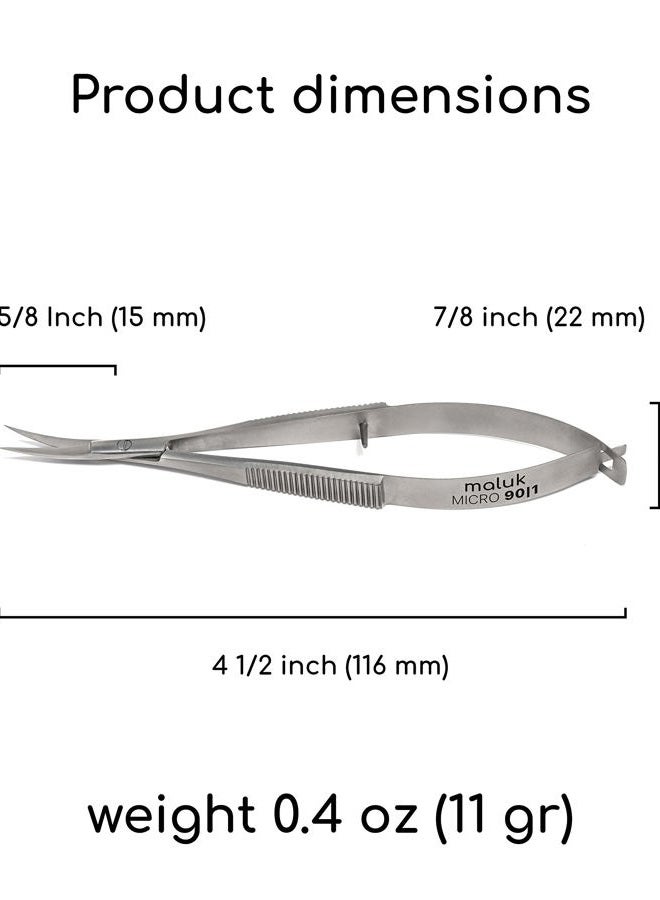 Maluk Professional Cuticle Scissors Micro - Image 3