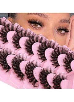 JIMIRE Mink Lashes Fluffy Cat Eye Lashes Wispy 6D Volume False Eyelashes that Look Like Extensions Thick Soft Curly Fake Lashes 7 Pairs Pack - pzsku/ZE8087C80ED0E61C32E4EZ/45/_/1732883362/8b6c29d7-c16e-42d2-9f14-a07391dfcfe2