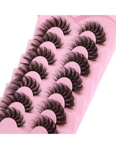 JIMIRE Mink Lashes Fluffy Cat Eye Lashes Wispy 6D Volume False Eyelashes that Look Like Extensions Thick Soft Curly Fake Lashes 7 Pairs Pack - pzsku/ZE8087C80ED0E61C32E4EZ/45/_/1732883382/de9ec6d2-39fd-4746-a867-b8278d5061a8