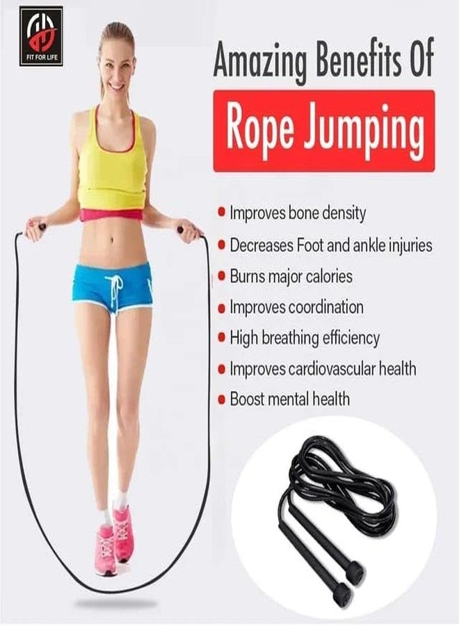 FRILL Hand Grip for Exercise Adjustable in Hand And Frill Skipping Rope For Men & Women Adjustable Jumping Rope For Men Skipping Rope For Women rassi jumping Skipping Rope Set Of 2. - Image 3