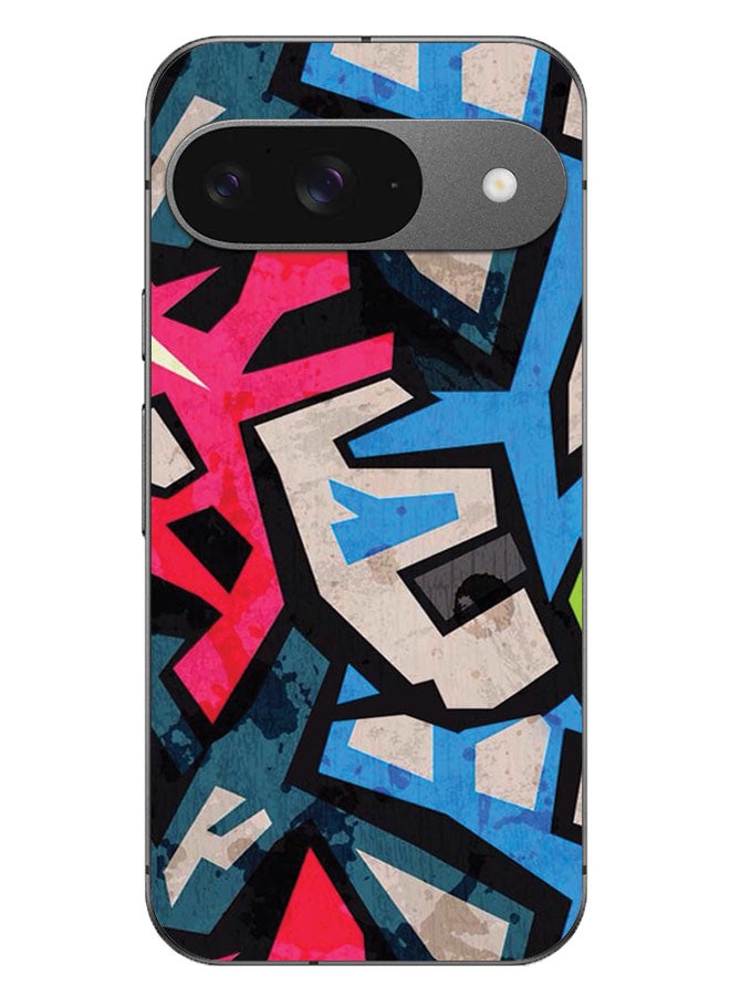 EYE CATCH Printed Protective Case Cover For Google Pixel 9 -  Blue & Pink Pattern - Image 1