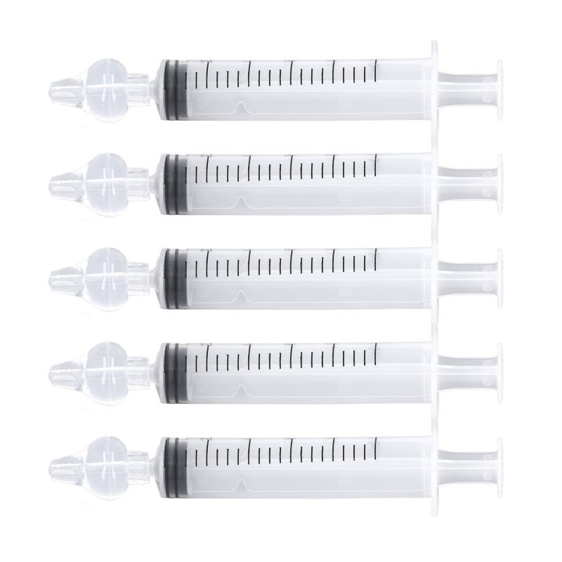 Nasal Irrigator 10ml Silicone Tip Safe Material - Soothing Nasal Syringe for Baby Nasal Cavity Cleaning Breathe Better for Home Use - Image 5