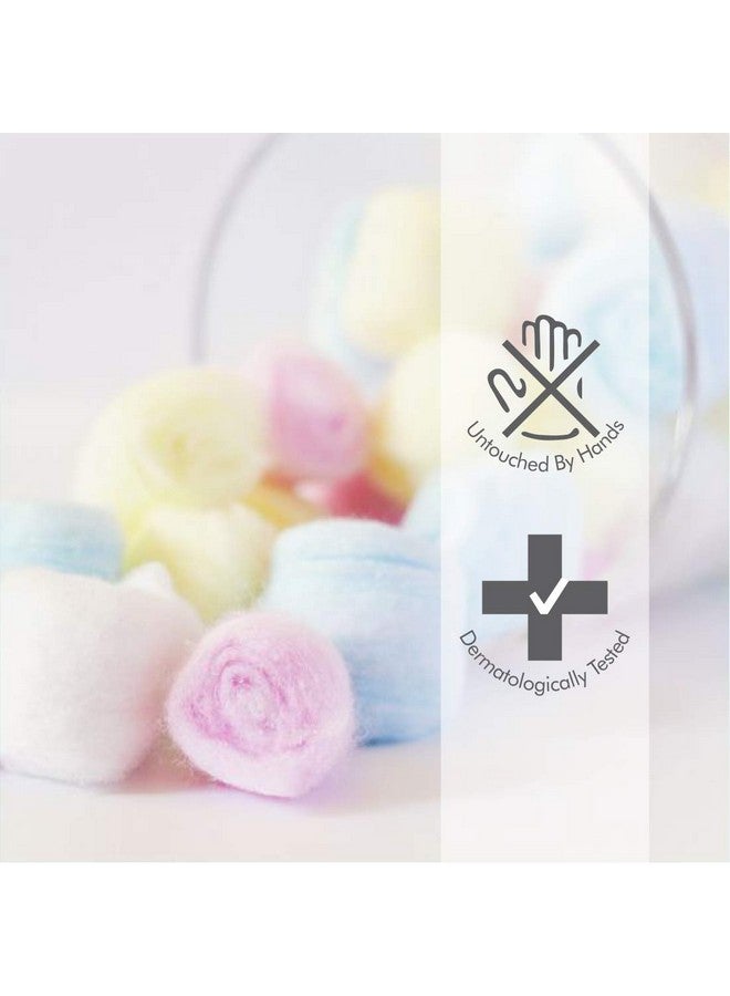 TULIPS 50 Multicolor Cotton Balls in a Zip-lock Bag (Pack of 6) - Image 3
