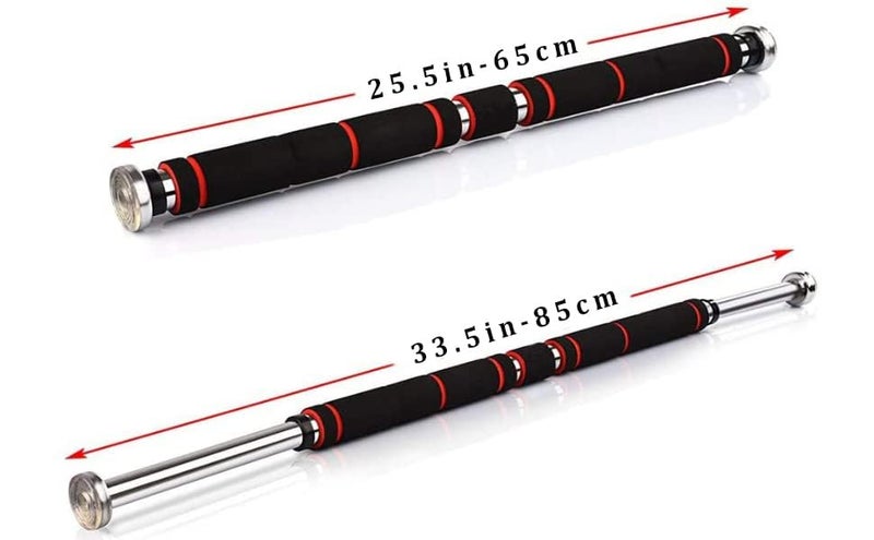 FASHNEX Pull Up Bar, Doorway Chin Up Bar For 65Cm-85Cm Door Way Size, Mounts With Screws For Pullups, Chinups At Home Exercises For Men And Women, 120Kg - Image 3