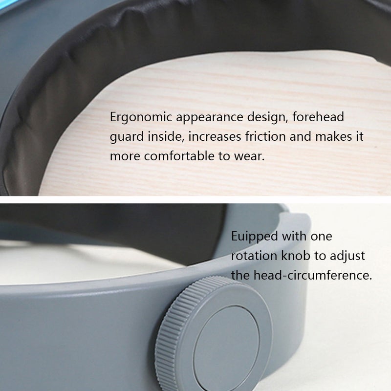 Portable Multifunction Magnifier Wearable Magnifying Loupe with 1.5X/2X/2.5X/3.5X Magnification 4 Replaceable Lenses - Image 4