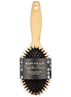 Sam Villa Signature Series Boar Bristle Hair Brush For Hair Styling  - Image 4