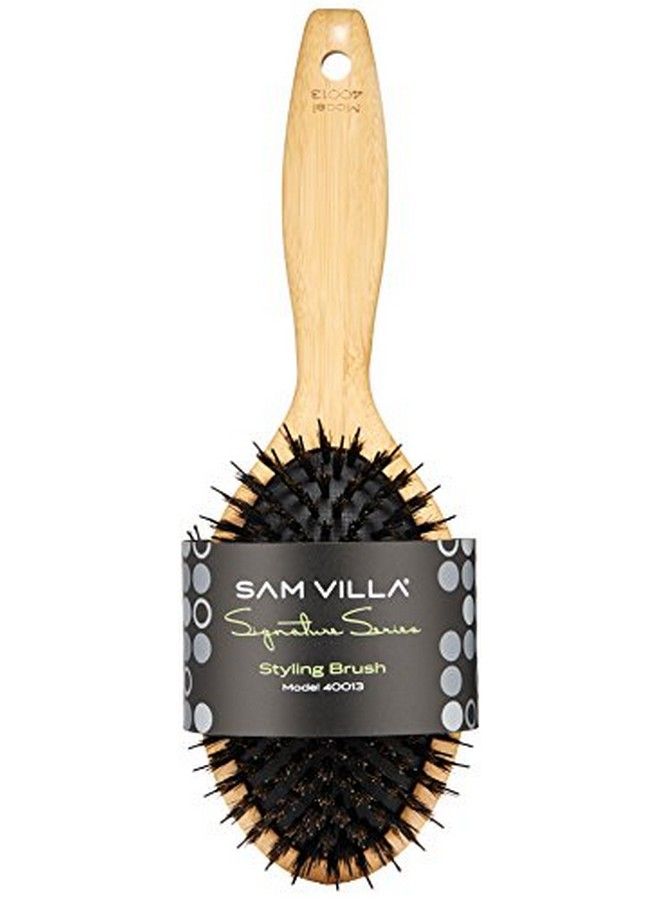 Sam Villa فرشاة شعر بشعيرات الخنزير من سلسلة Signature لتصفيف الشعر - Image 4