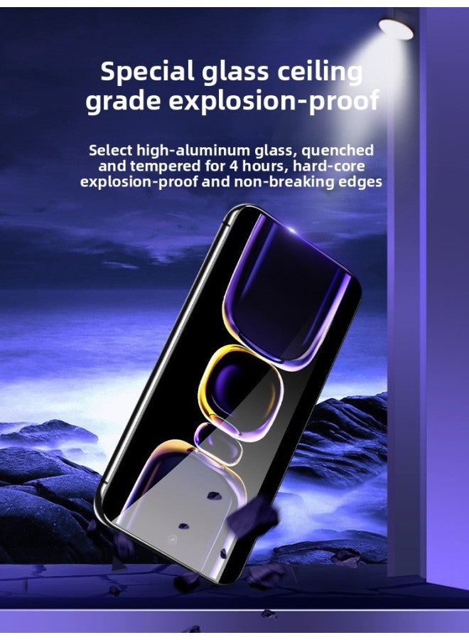 Red Rice K60 Tempered Film Millet 14/13 Mobile Phone Film 12 Turbo3/11t/k40pr-Colour:Explosion-proof Tempered Film [ultra-clear 3 Pieces★Dragon Crystal Explosion-proof Glass★Fingerprint Unlocks In Seconds] Free Artifact-Size:Redmi Note 11 Pro