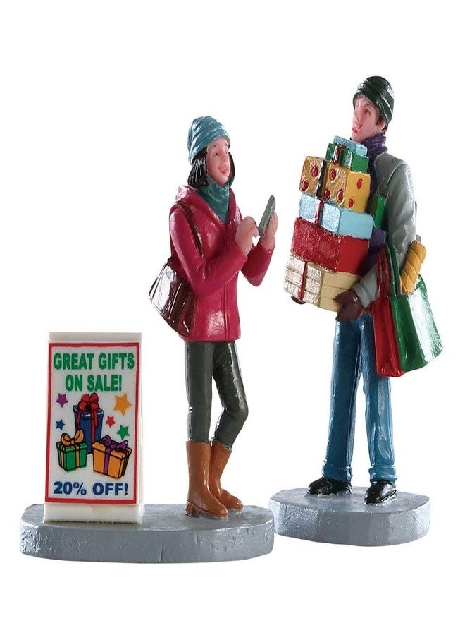 Lemax Village Collection Shopping Teamwork # 82584 - Image 1