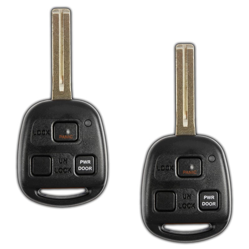 KeylessOption Key Fob Replacement for 2004 2005 2006 2007 2008 2009 Lexus RX330 RX350 RX400H Keyless Entry Remote Control 3Button HYQ12BBT 2 Pack