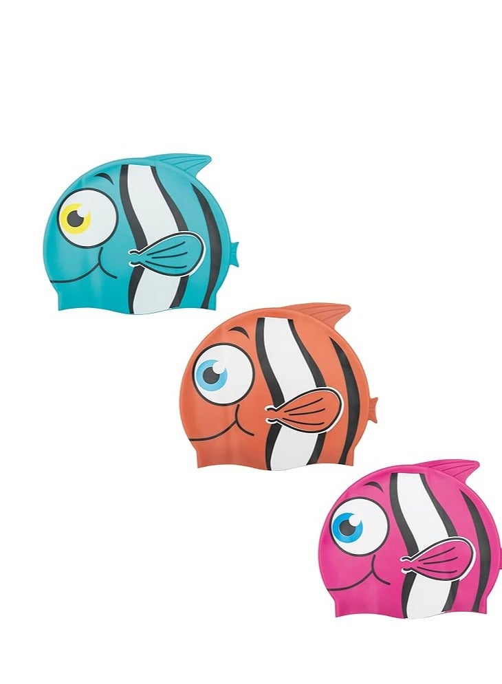 Bestway Swim Cap - Comfortable, Durable Swim Cap for Kids, Perfect for Pool and Swim Lessons - Image 1