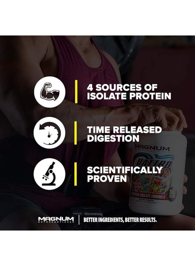 Magnum Nutraceuticals Quattro Whey Protein Powder, Vanilla Soft Serve Ice Cream 4lb – Premium Protein Isolate Blend for Muscle Growth & Recovery - Image 4