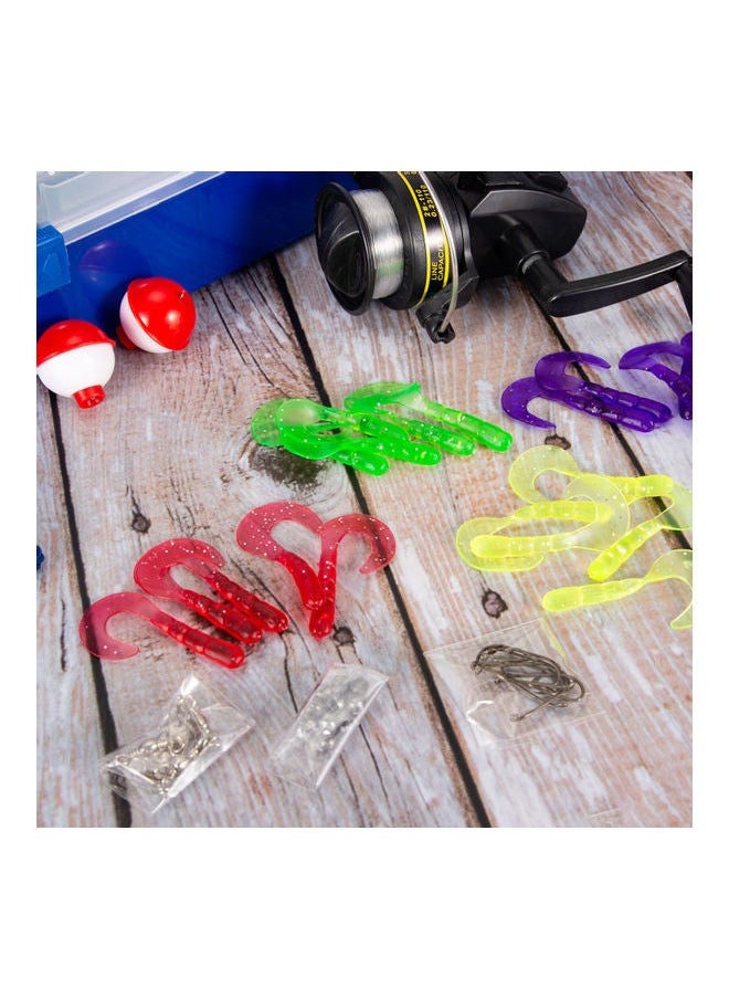 NIBEMINENT - 51-Piece Fishing Rod And Reel Combo Tackle Set - Image 1