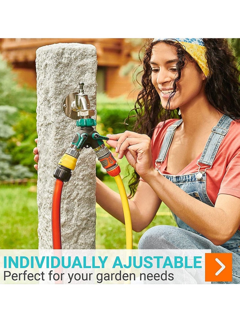 Loquat Durable Y-shape Practical Hose Splitter 3/4 Double-pass Splitter Agriculture Garden 2-way Irrigating Tool Garden Accessories - Image 5