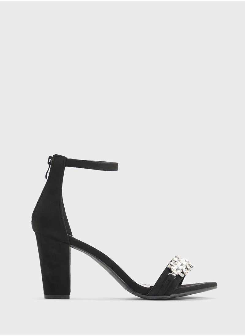 Anne Michelle - High Heel Sandal With Embellished Strap - Image 1