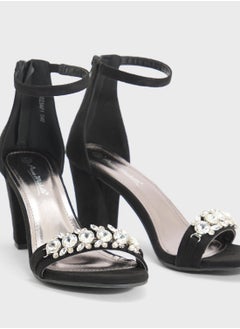 ELLA High Heel Sandal With Embellished Strap  - Image 4