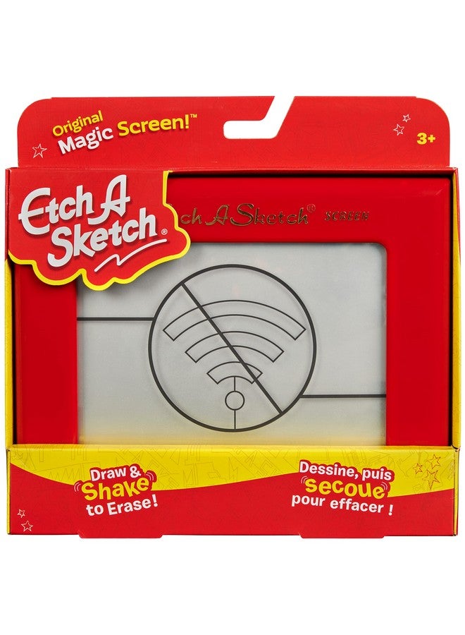Etch A Sketch إيتش أ سكتش، لعبة رسم حمراء كلاسيكية مع شاشة سحرية، للأعمار من 3 سنوات وما فوق - Image 2