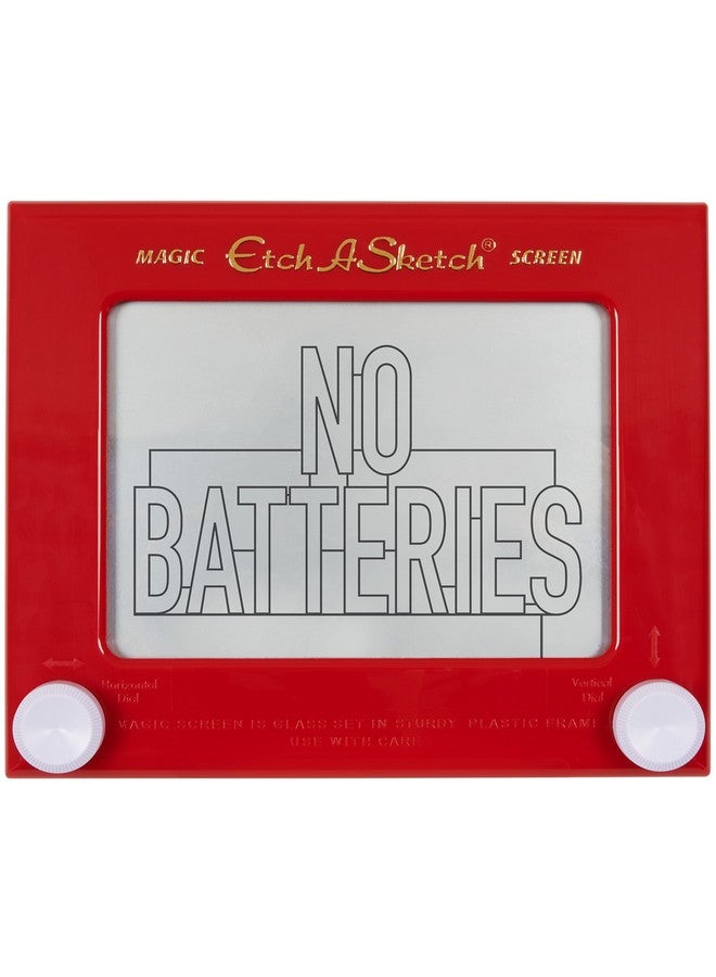 Etch A Sketch إيتش أ سكتش، لعبة رسم حمراء كلاسيكية مع شاشة سحرية، للأعمار من 3 سنوات وما فوق - Image 1