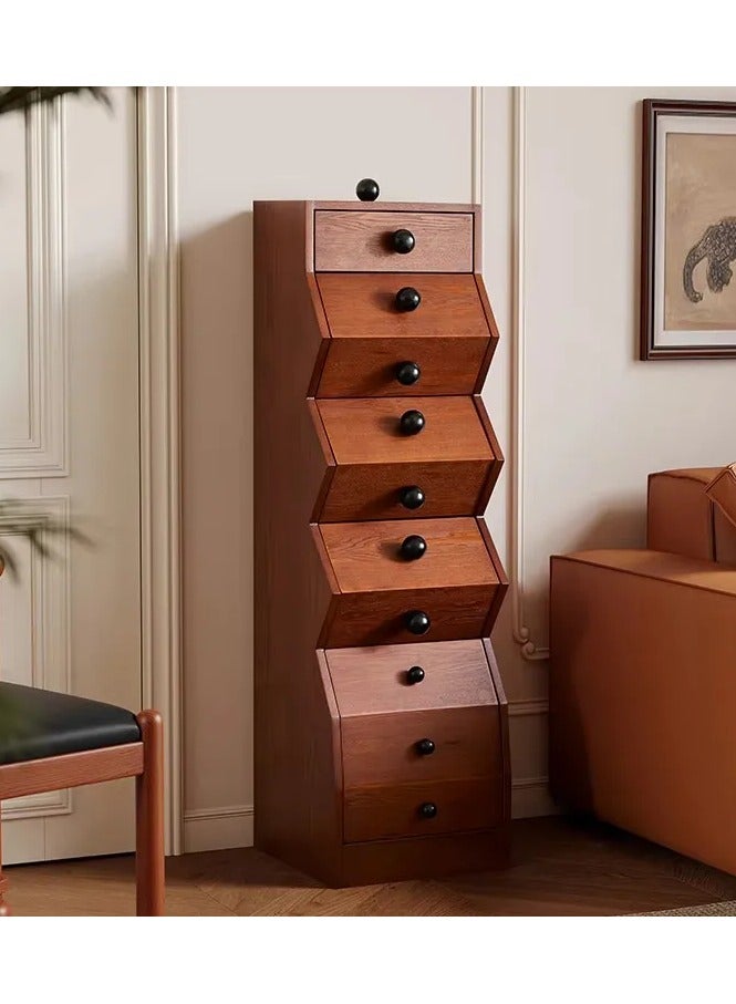 Generic Solid Wood Vintage Style Chest of Drawers, Versatile and Artistic French Living Room Storage  - Image 1