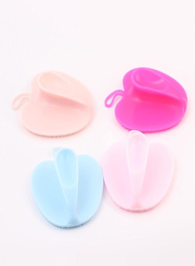 SHREE HANS CREATION Silicone Face Scrubber Exfoliator Brush, Manual Facial Cleansing For Beautyness Face &Skin Care Brush,Face Scrub Wash Brush for Women and Men (Pack of 1,Multicolor) - Image 5