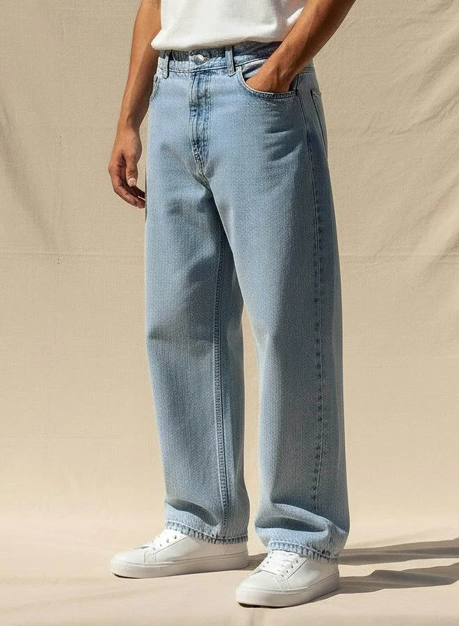 Splash FAV Men Baggy Fit Mid Rise Jeans